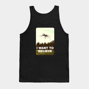 I Want to Belive - UFO - Black - Sci-Fi Tank Top